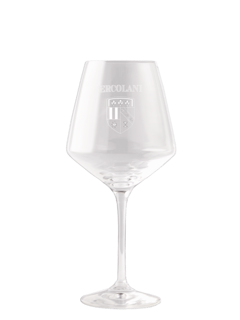 WINE GLASS WITH ERCOLANI LOGO