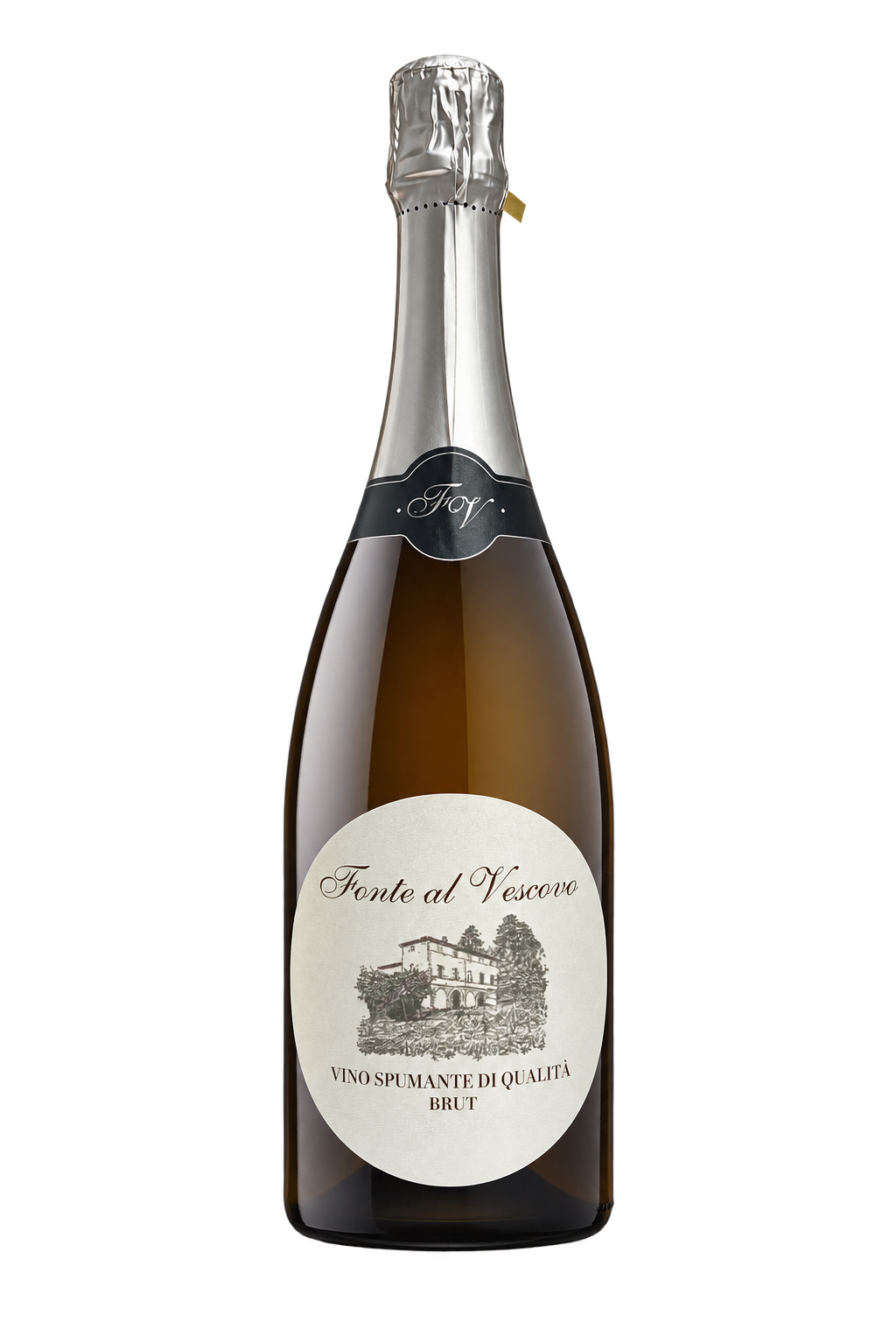 VINO SPUMANTE DI QUALITA' BRUT | '' FONTE AL VESCOVO '' | 0,75 LT